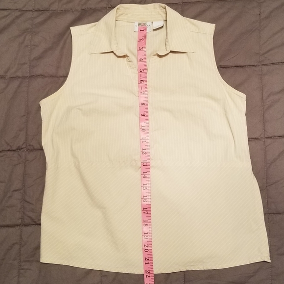 2/$10 Pinstriped Cotton/Spandex Top w/side zipper! - Picture 9 of 9